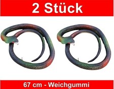 2 Stück Schlange Gummi