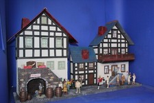 71045 Halb-Relief Häuser Zeile, Sitingen, Große Spur G/LGB, 2 Modelle auf Base