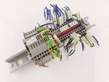 Reihenklemmen Block Durchgangsklemmen auf Hutschiene Anschlussblock