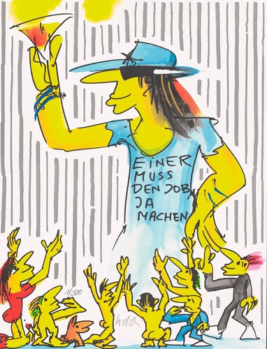 Siebdruck udo lindenberg - xl,