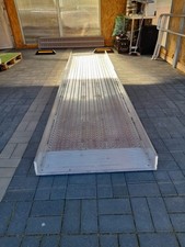Rollstuhlrampe Aluminium gebraucht, 4 m lang, 0,8 m breit
