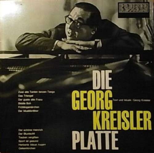 Georg kreisler die - kreisler,