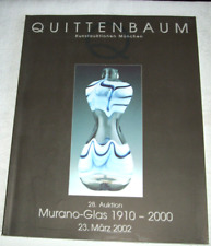 Auktionskatalog Murano Glas