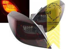 Light Bar LED Rückleuchten Heckleuchten für Opel Corsa D GTC rot schwarz
