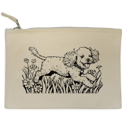 Canvas clutch tasche happy - canvas-clutch, "happy