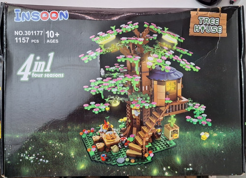 Tree house building - in,