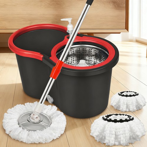 Wischmopp set mit eimer - wischmopp, 360°