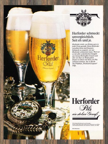 Herforder pils reklame - herforder,