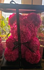 Rosenbär 40cm Rosen Teddy