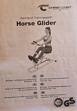 Christopeit Horse Glider Heimtrainer.       So Gut Wie Neu  / 8 Mal benutzt