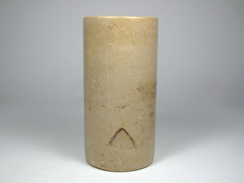 Steinvase zylinder vase 60er - steinvase,