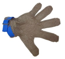 Euroflex Kettenhandschuh Stechschutzhandschuh Standard Gr. L (blau) NEU