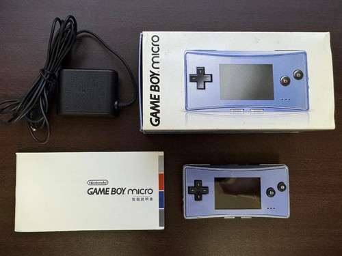 Game boy micro blau handheld - game,