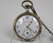Taschenuhr, 800er Silber