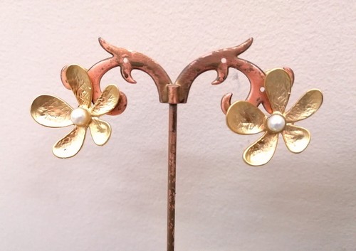 Ohrringe blume gänseblümchen - ohrringe,