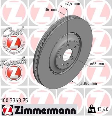 Zimmermann bremsscheibe - zimmermann,
