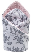 Medi Partners Einschlagdecke Steckkissen Minky 100% Baumwolle 75x75cm Babyhörnch