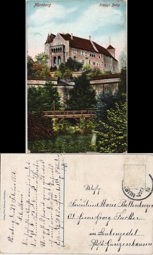 Ansichtskarte nürnberg partie - ansichtskarte,