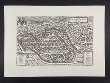 FREIBURG KUPFERSTICH MERIAN 1644 - 43x30 cm !! - FAKSIMILE 1972 - TOP !!