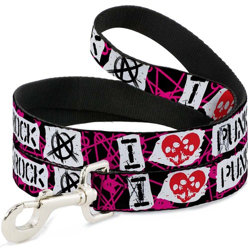Dog leash feet heart punk - dog, 6-feet