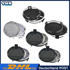 4x 75mm für Mercedes Benz Nabendeckel Radnabenkappen Felgendeckel Radkappen