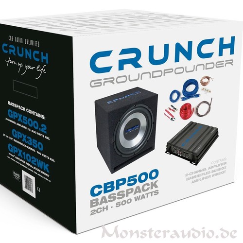 Crunch 500 watt car hifi - crunch,