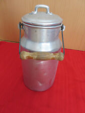 Alte Milchkanne mit Deckel ca