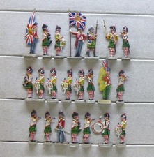 22 Zinnfiguren England Schotten Highlander Musiker Napoleon 30mm bemalt