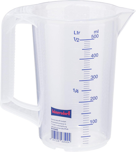 Hünersdorff messbecher - messbecher, 0,5l
