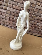GREEK GODDESS NUDE ALABASTER SCULPTURE MADE IN ITALY  Figur Skulptur 30cm