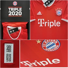 Trikot Adidas FC Bayern TRIPLE 2020 Limited Edition I Spielernummer Badge Option
