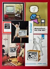 5 x DDR Prospekt RFT 1961 - 66 Fernseher turnier RAFENA, Stassfurt 53   ( F23130
