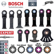 Bosch Starlock-Max Multi-Cutter Sägeblätter| Holz+Metall | Multi | Abrasiv
