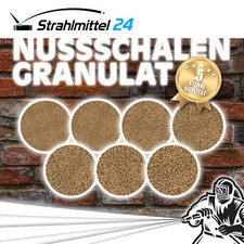 25kg Nussschalengranulat Walnuss-Granulat Strahlmittel Soft Polieren Strahlen