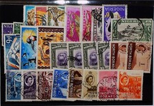 Britische Kolonie Nigeria Nordborneo frühe gebrauchte Briefmarken 22627