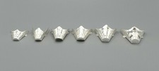 Boot Flat Tips Set Silver