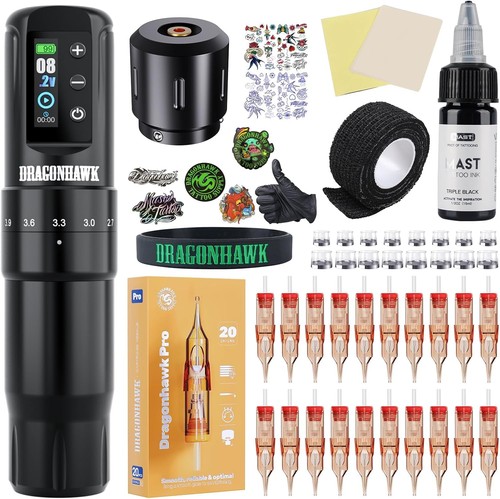 Dragonhawk tattoo maschine kit - dragonhawk,
