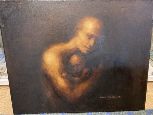 Original öl acryl auf - original, Öl/acryl