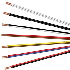 20m Schaltlitze Zwillingslitze Doppellitze 2x0,14mm²  Kabel Litze zweiadrig