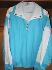 Ski Langlauf-Anzug für Damen, Gr. 38, 2-teilig, weiß-türkis,