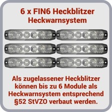 LED-Heckblitzer Gelb, HWS