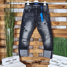 SEXY WOMEN JEANS RISSE FLICKEN