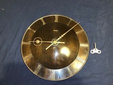 1930 ART DECO 8-TAGEWERK Kienzle Wanduhr HEINRICH MÖLLER NUSSBAUM LÄUFT CLOCK !