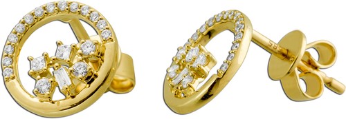 Brillant ohrstecker happy lady - brillant,
