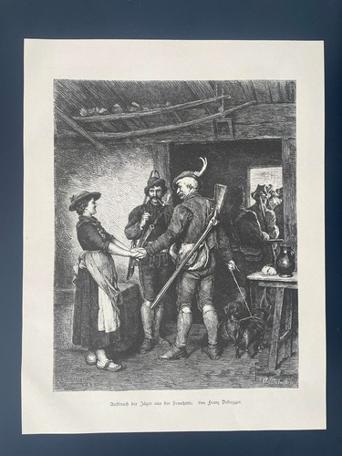 Jäger aubruch zur jagd - jäger, dackel