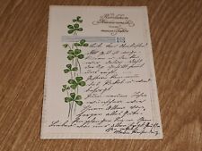 #C 27 alte Ansichtskarte Postkarte Neujahrsgrüße Wiernsheim 31.12.05 1905