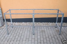 Werkbankgestell Typ B mit 6 Füssen Stahl - Tisch Gestell Arbeitstisch Werkbank