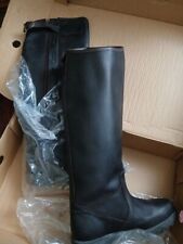 REITSTIEFEL  ECHTLEDER dunkelbraun LOESDAU  *NEU  Gr. 43 
