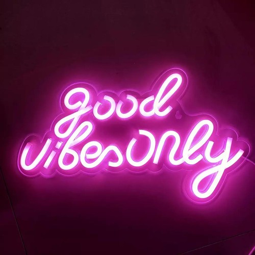 Neon led schild good - good, vibes