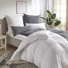 Uni Musselin Bettwäsche Delya